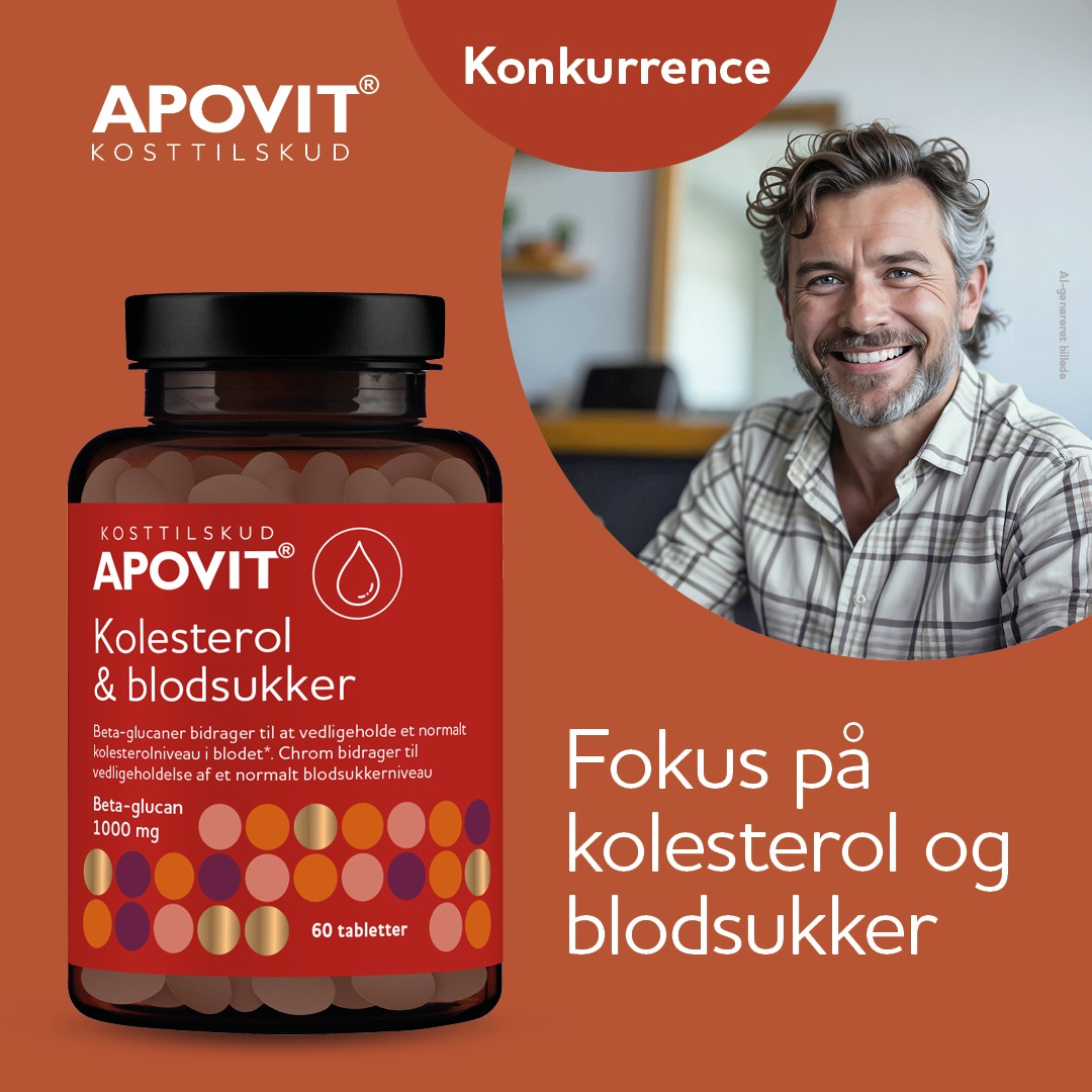 NYHED: APOVIT® Kolesterol & blodsukker