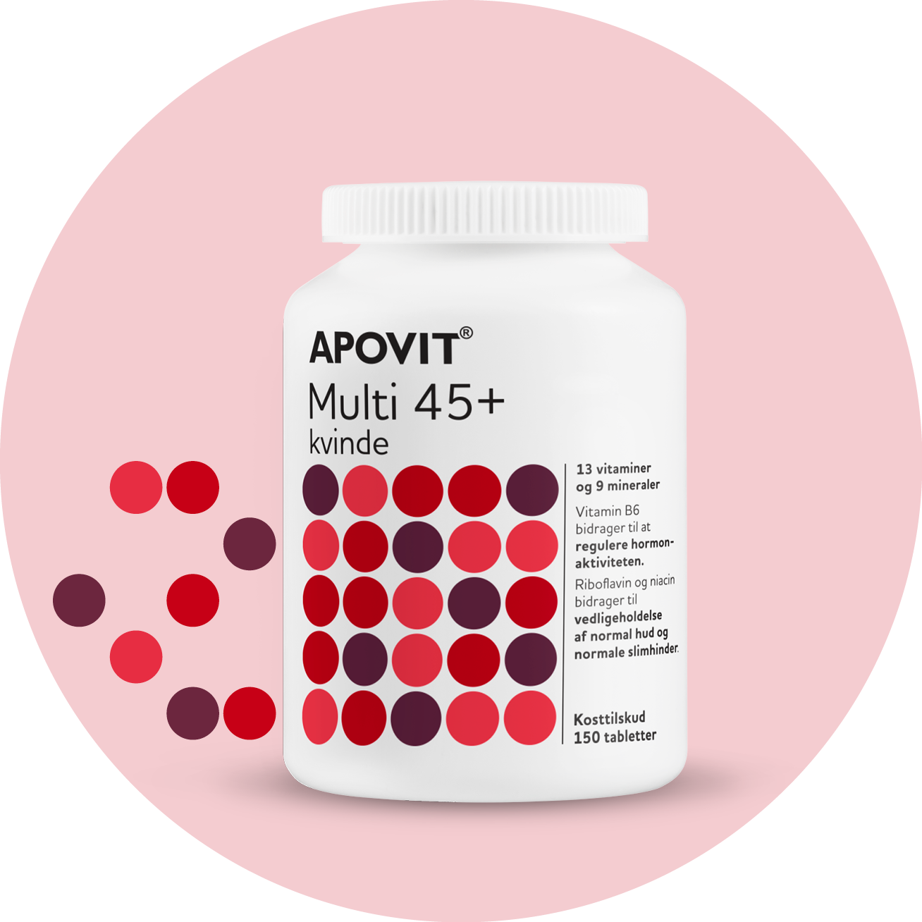 Multivitamin til kvinder 45+ – APOVIT med vitaminer og mineraler til energi, hormonaktivitet og immunforsvar