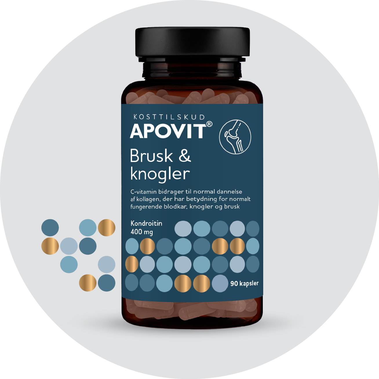 Tilskud til brusk og knogler – APOVIT med C-vitamin til kollagendannelse