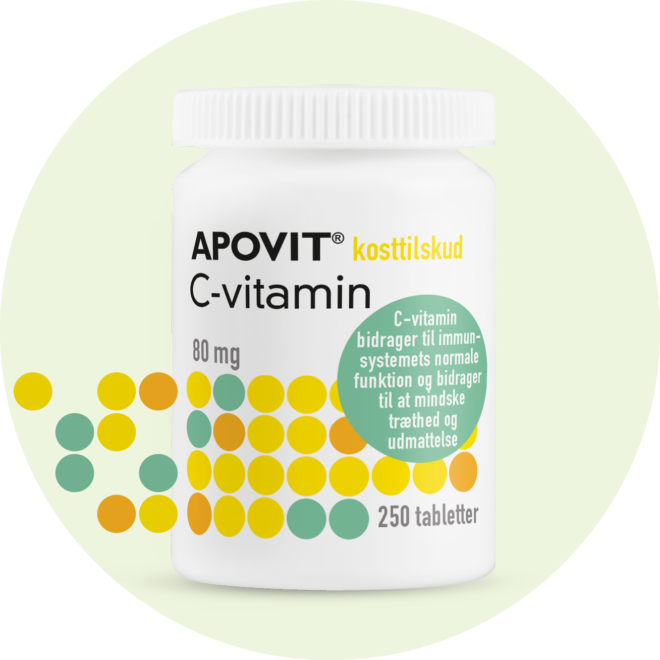 C-vitamin tabletter – APOVIT med 80 mg til immunforsvar og energi