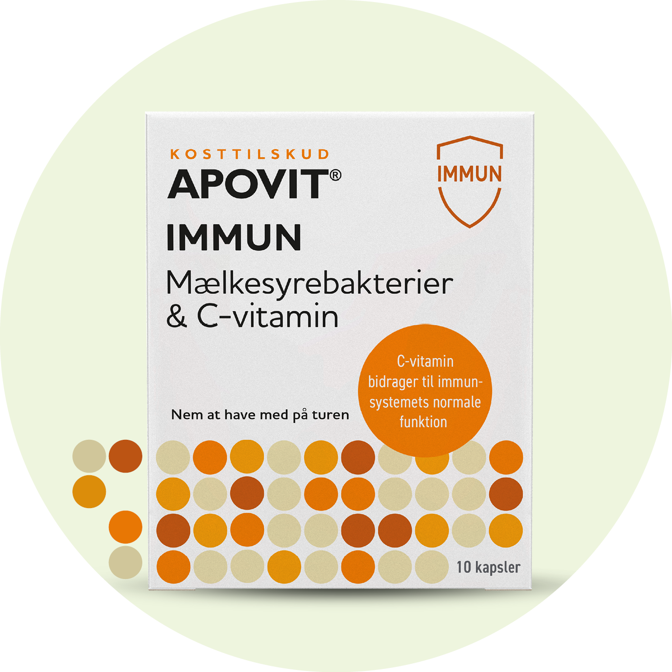 Immuntilskud – APOVIT med C-vitamin og mælkesyrebakterier til immunsystemet