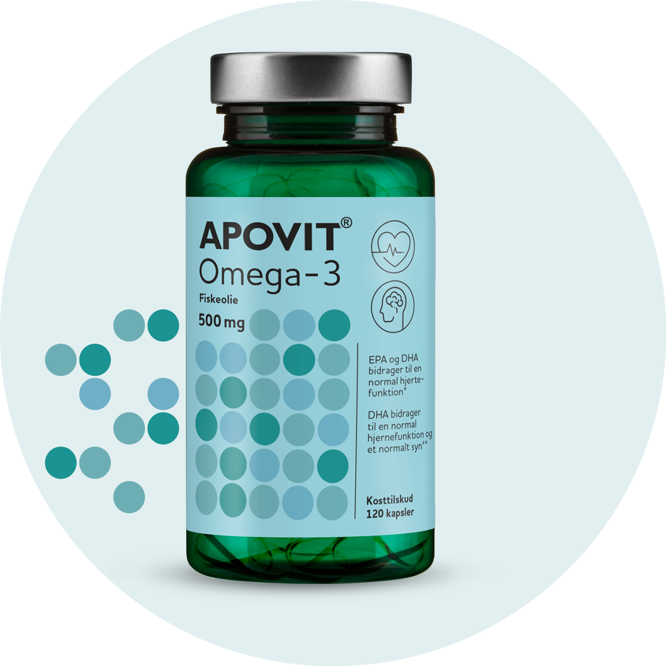 Omega-3 fiskeolie – APOVIT med DHA og EPA til hjerte, hjerne og syn
