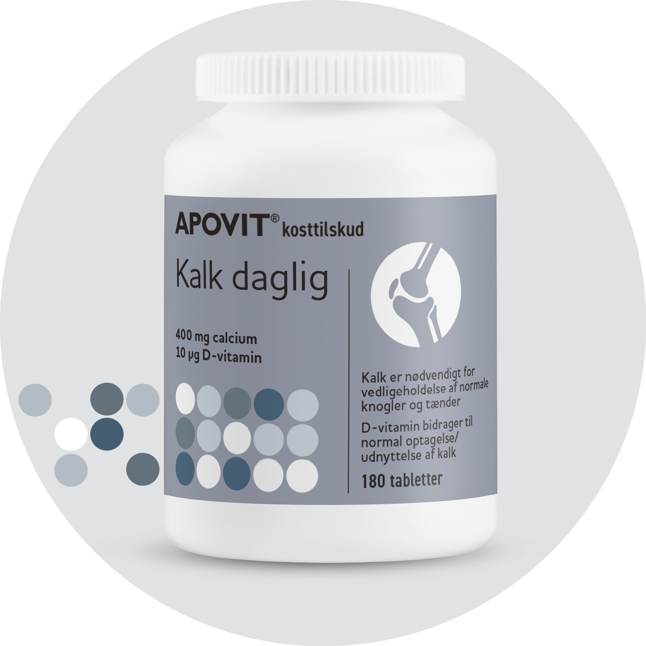Kalktilskud – APOVIT med D-vitamin til knogler, muskler og immunforsvar