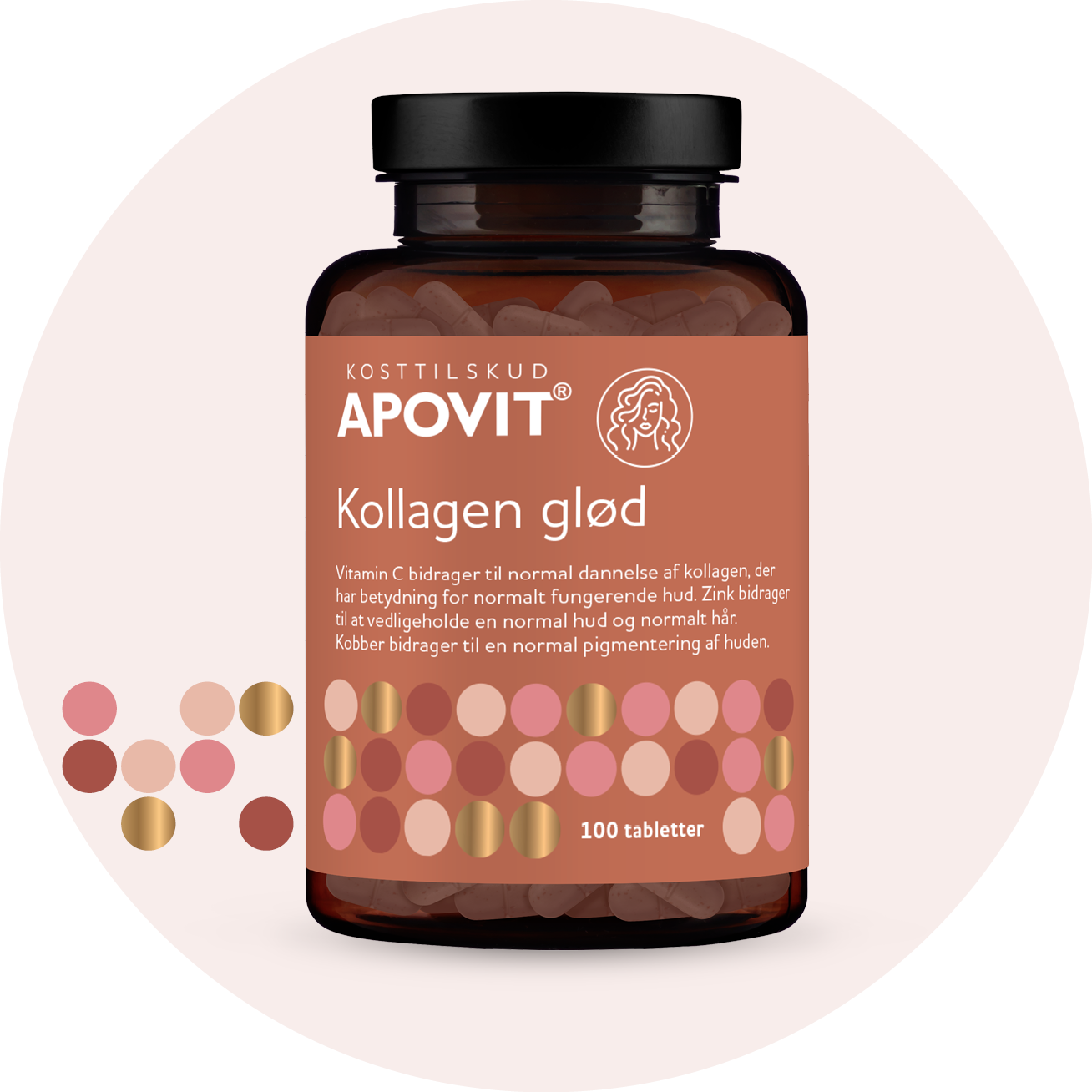Kollagen tabletter – APOVIT med kollagen til hud, hår og led