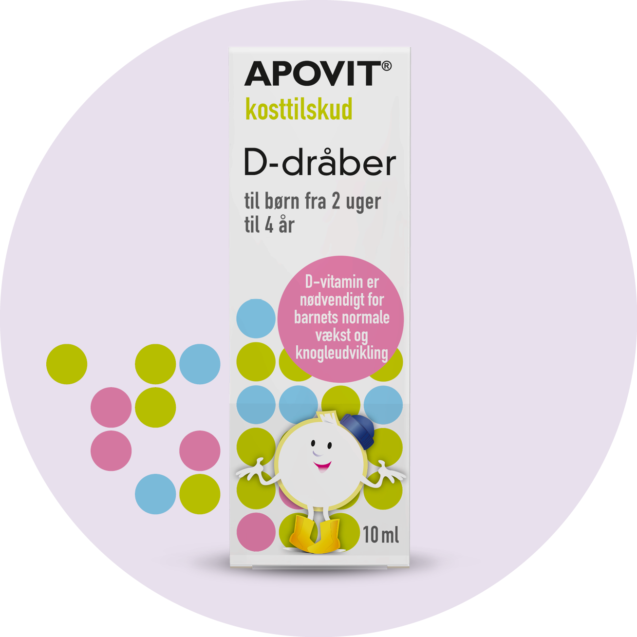 D-dråber – APOVIT med D-vitamin til knogler og immunforsvar hos børn