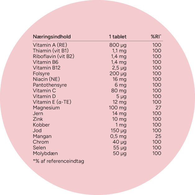 Med bl.a. A-, C- og D-vitamin, der bidrager til vedligeholdelse af et normalt immunforsvar