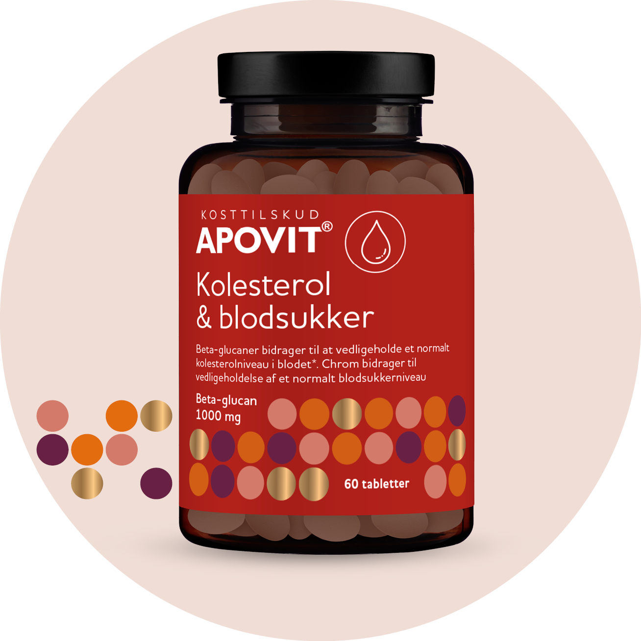 Tilskud til kolesterol og blodsukker – APOVIT med beta-glucaner og chrom