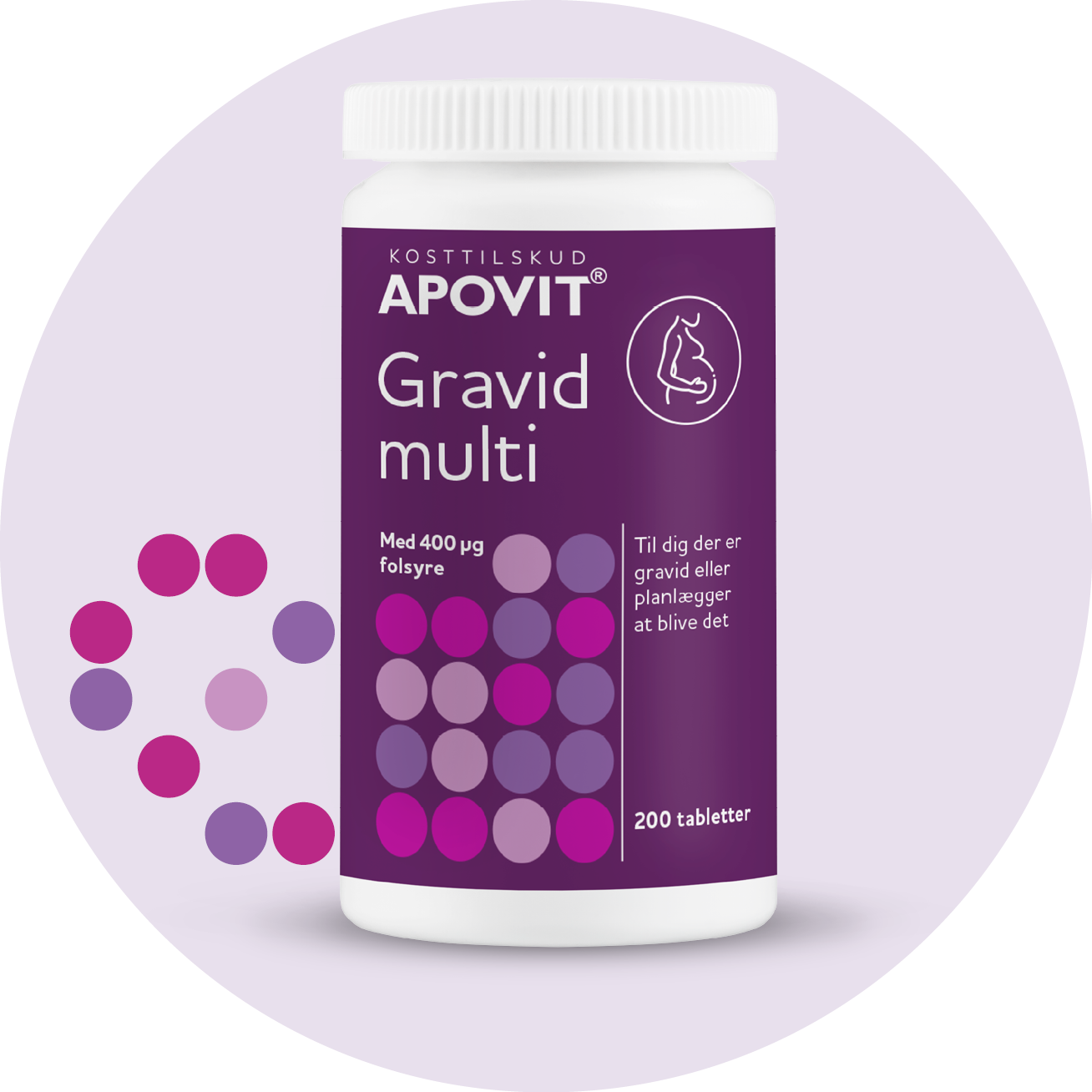 Multivitamin til gravide – APOVIT med folsyre, D-vitamin og calcium