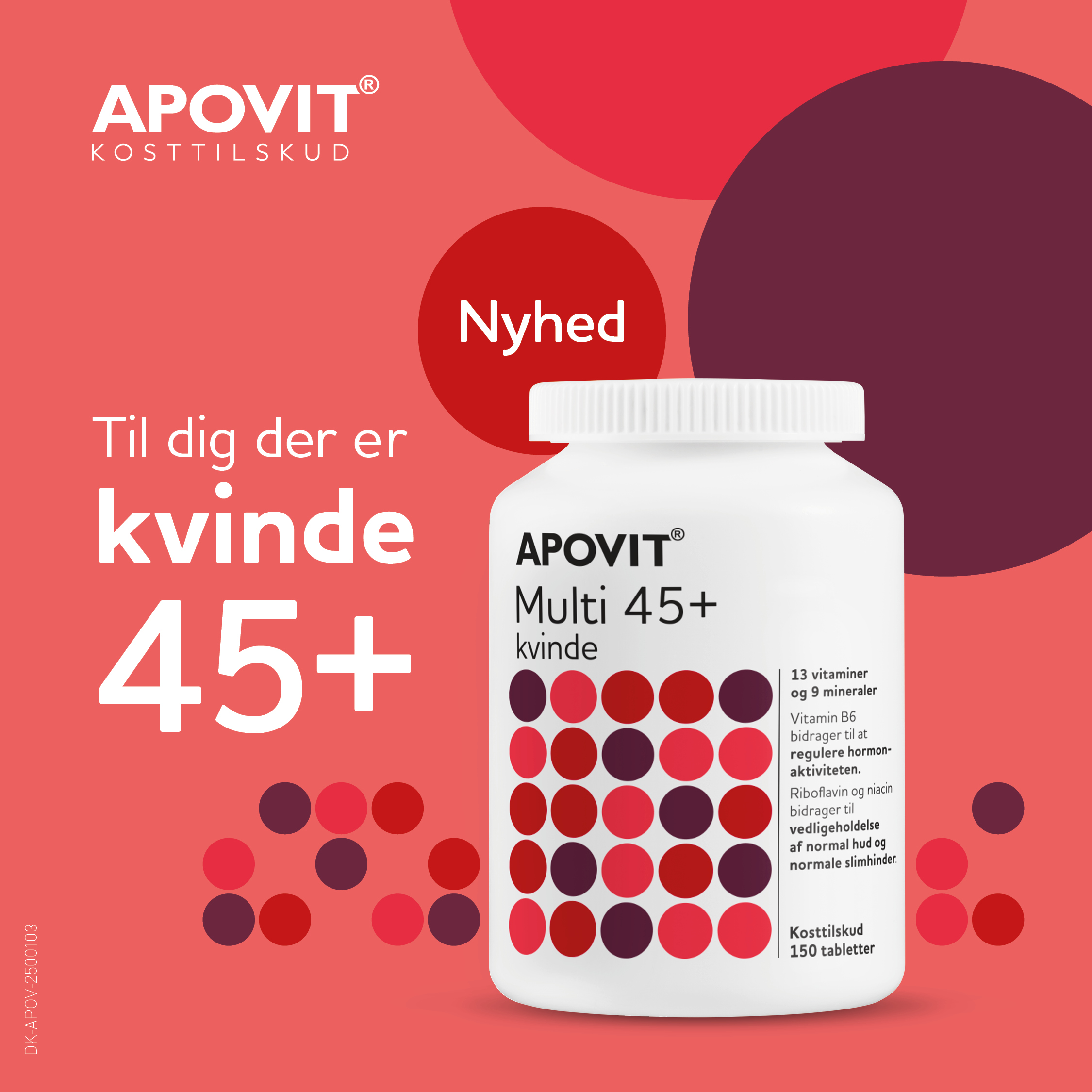 ✨ NYHED: APOVIT® Multi 45+ kvinde ✨