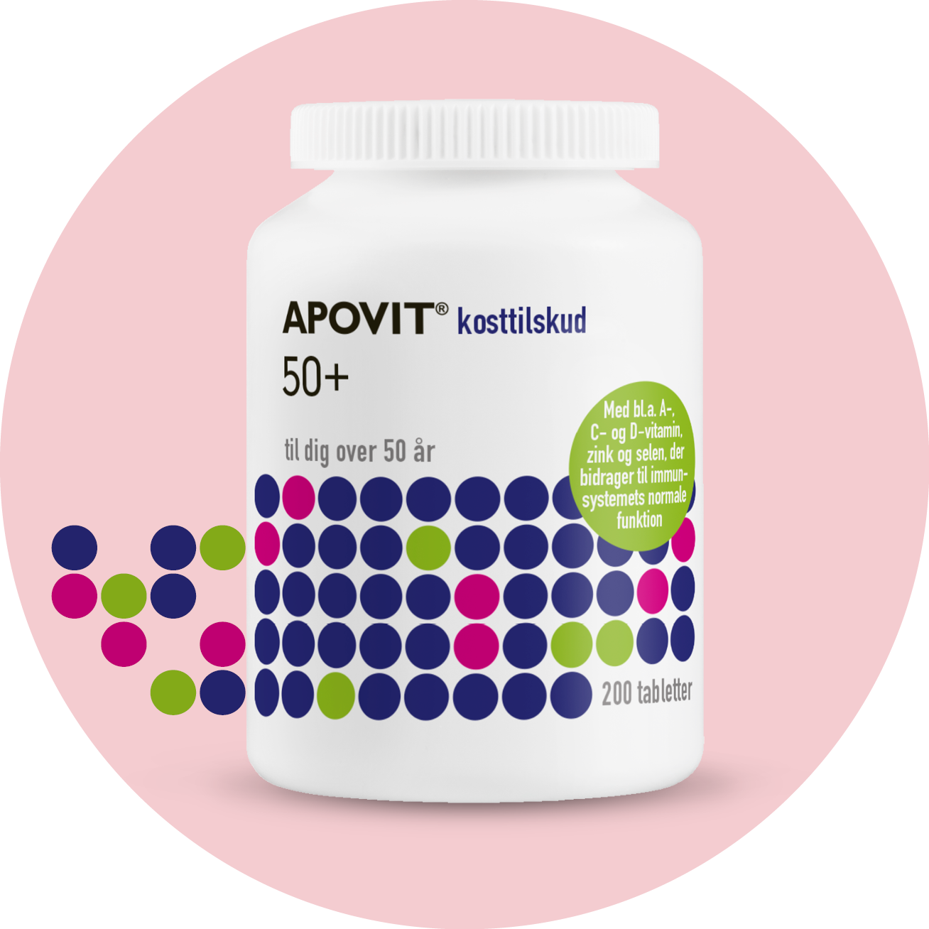 Multivitamin til 50+ – APOVIT med vitaminer til immunsystem og kroppens støtte