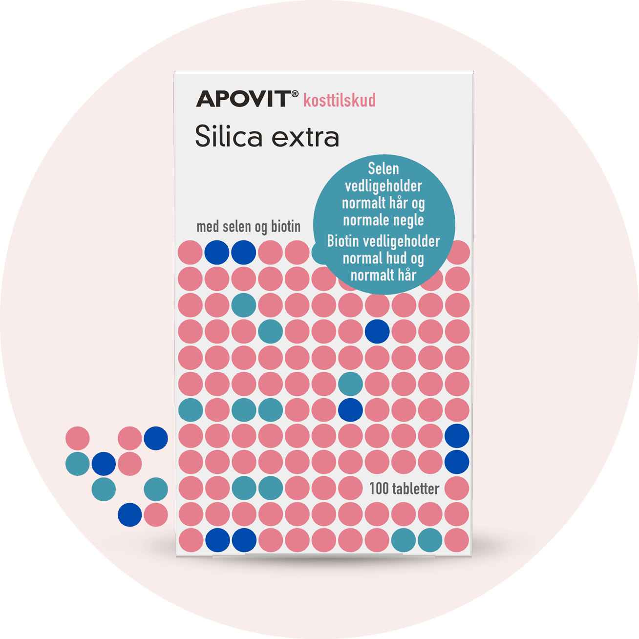 Silica tabletter – APOVIT med selen og biotin til hud, hår og negle