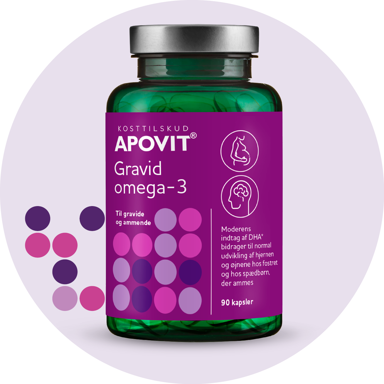 Omega-3 til gravide – APOVIT med DHA og EPA til fostrets hjerneudvikling