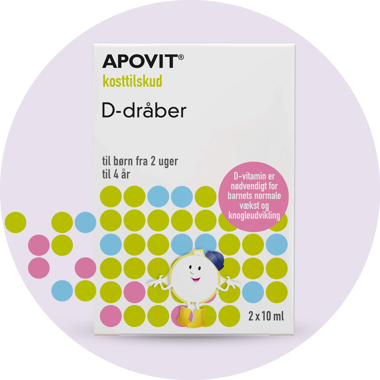 D-dråber – APOVIT med D-vitamin til knogler og immunforsvar hos børn