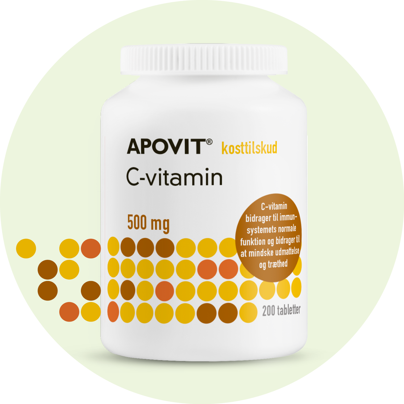 C-vitamin tabletter – APOVIT med 500 mg til immunforsvar og energi