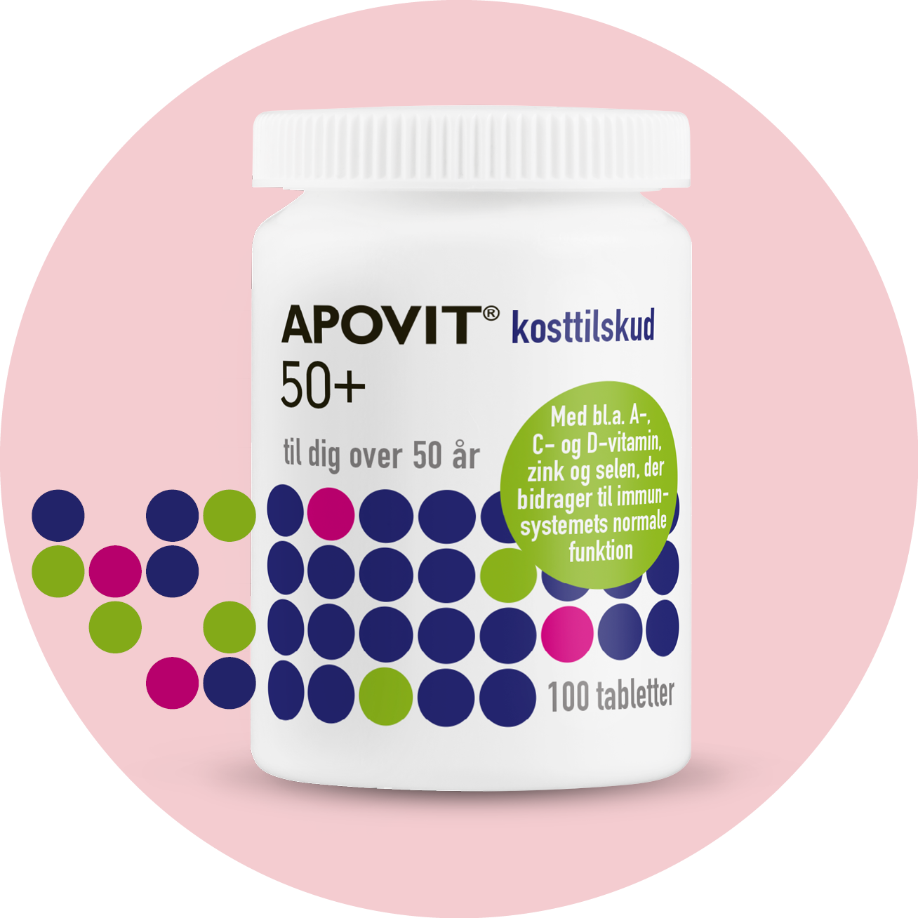 Multivitamin til 50+ – APOVIT med vitaminer til immunsystem og kroppens støtte