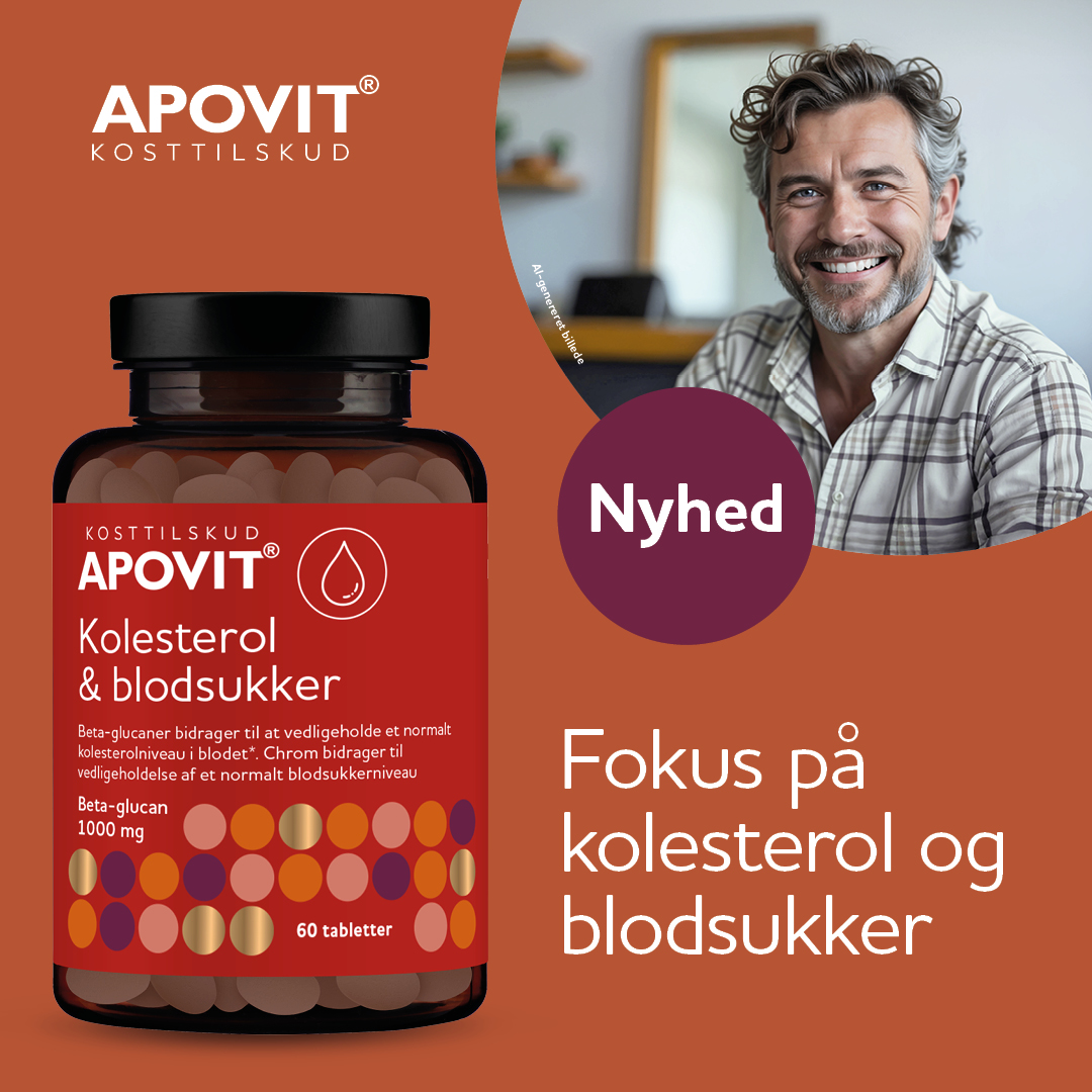 NYHED: APOVIT® Kolesterol & blodsukker
