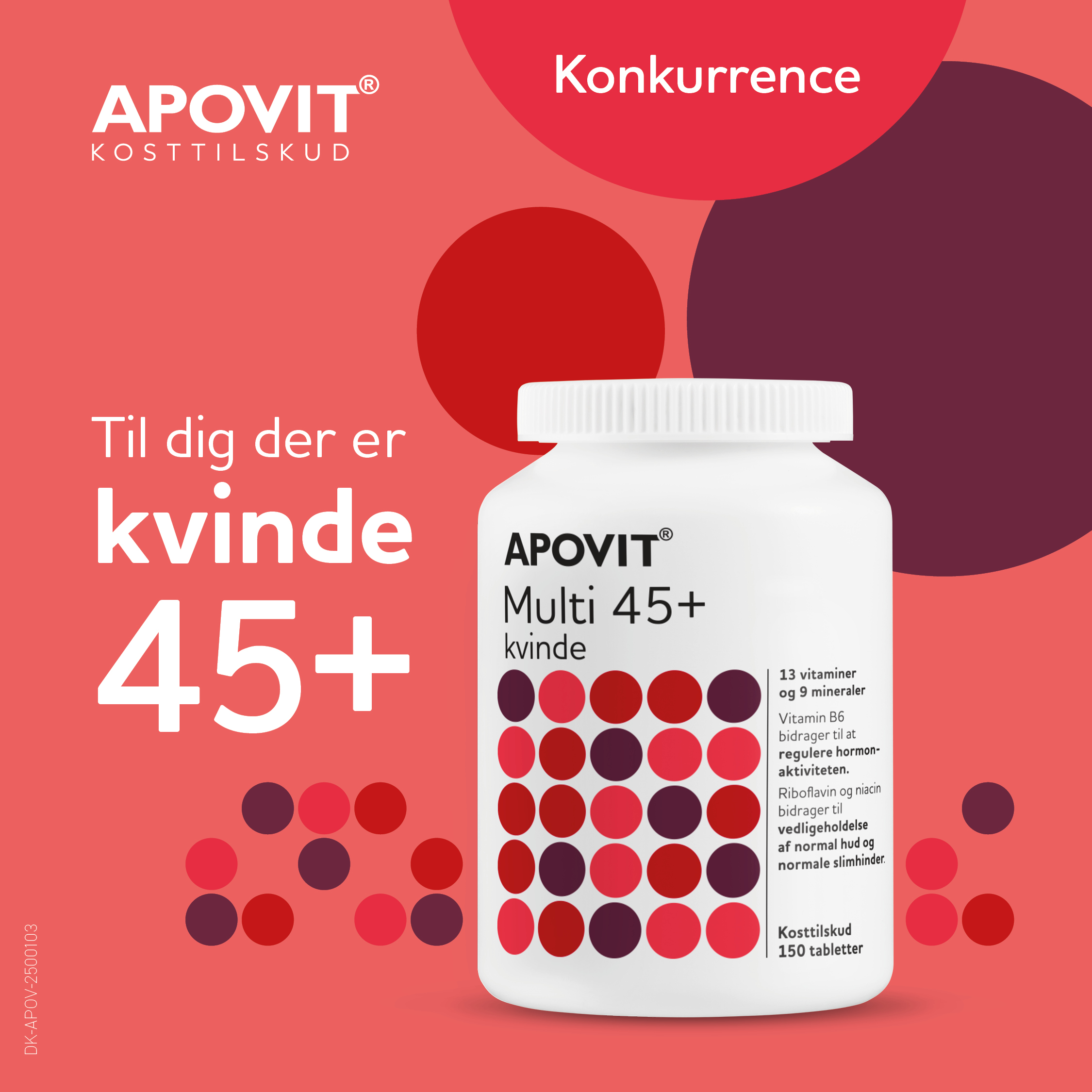✨ Konkurrence: Vind nyhed fra APOVIT - Multi 45+ kvinde ✨
